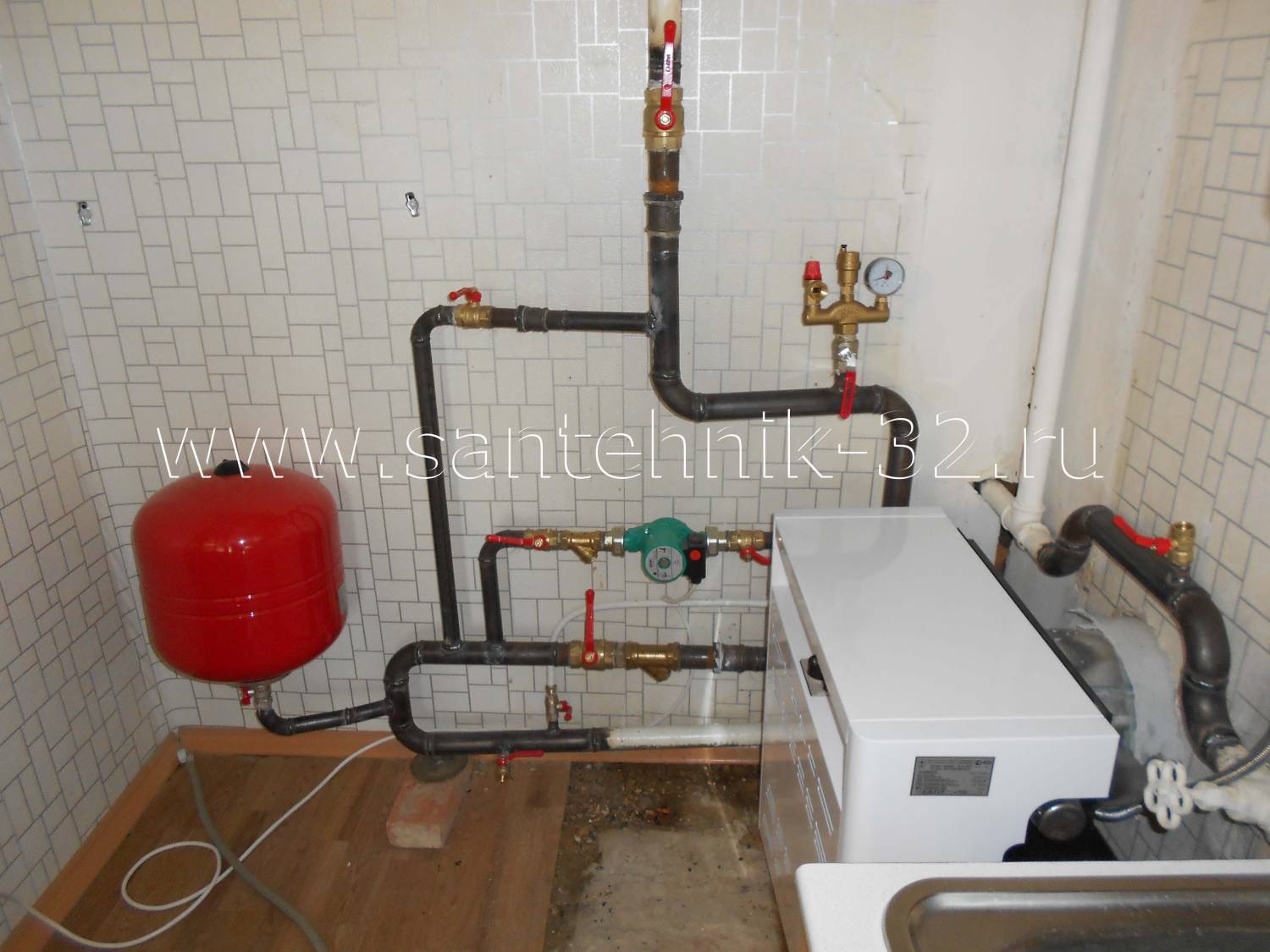 Установка газового напольного котла своими руками Установка газового напольного котла своими руками